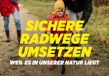 Sichere Radwege umsetzen