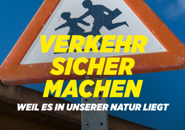 Verkehr sicher machen.